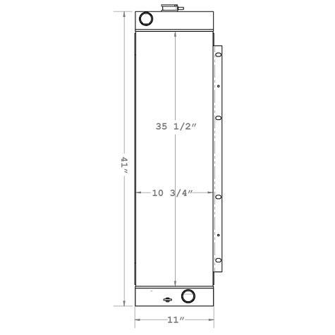 450603 - John Deere 550H Radiator Radiator