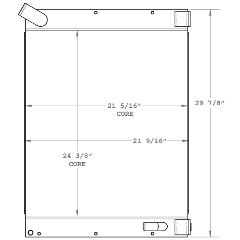 450604 - Grove RT880 Crane Radiator Radiator