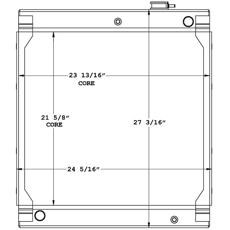 450607 - Onan Generator Radiator Radiator