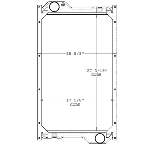 450617 - John Deere 544K Radiator Radiator