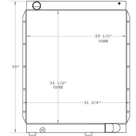 450619 - Rubble Master RM100 Go! Radiator Radiator