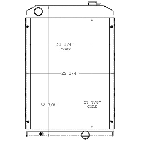 450637 - John Deere 310SG Radiator Radiator