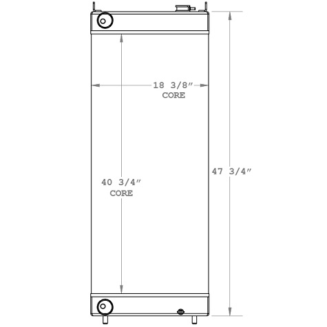 450641 - Link-Belt 330 Radiator Radiator