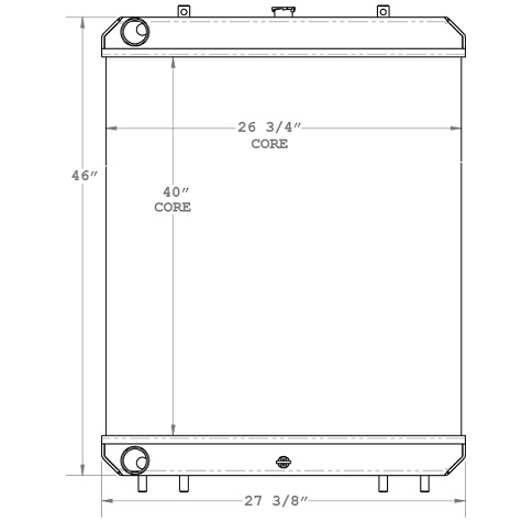 450653 - Hitachi 350LC-5N Radiator Radiator