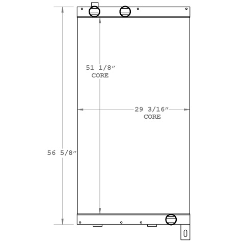 450657 - Wirtgen W2100 Radiator Radiator