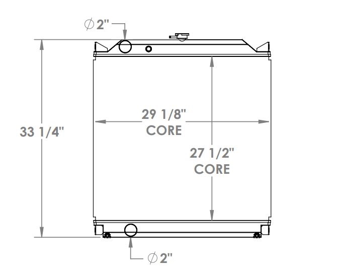 450664 - Multiquip Radiator Radiator