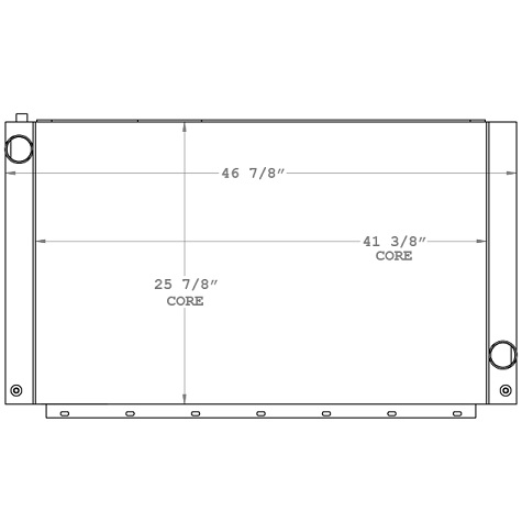 450668 - Terex T560-1 Crane Radiator Radiator