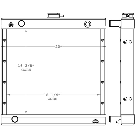 450674 - Kohler Generator Radiator Radiator