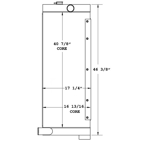 450676 - Kobelco SK330 Radiator Radiator