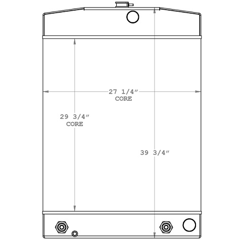 450677 - Kawasaki Loader Radiator Radiator