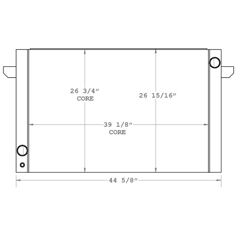 450678 - Monaco Bus / Motorhome Radiator Radiator