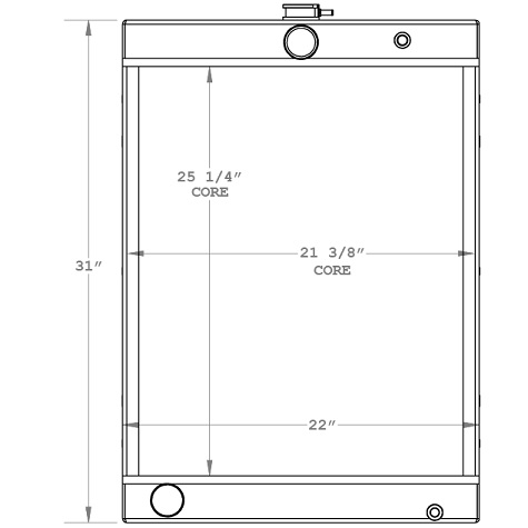 450679 - John Deere Radiator Radiator