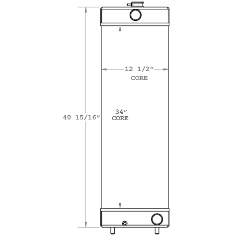 450680 - Komatsu WA320-6 Radiator Radiator