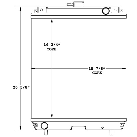 450686 - Gravely 260Z Mower Radiator Radiator