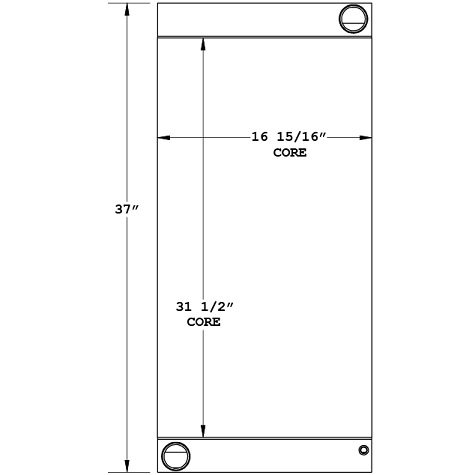 450687 - KALMAR REACH STACKER RADIATOR Radiator