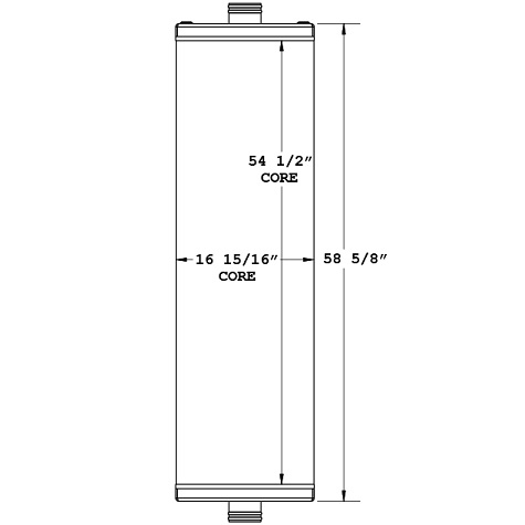 450708 - Hitachi ZW550 Radiator Radiator