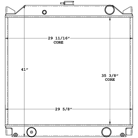 450716 - Multiquip Radiator Radiator