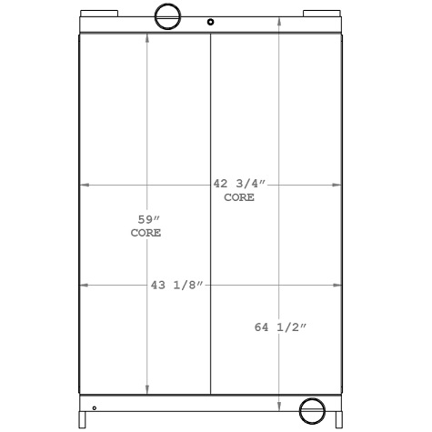 450719 - Peterson Tub Grinder Radiator Radiator