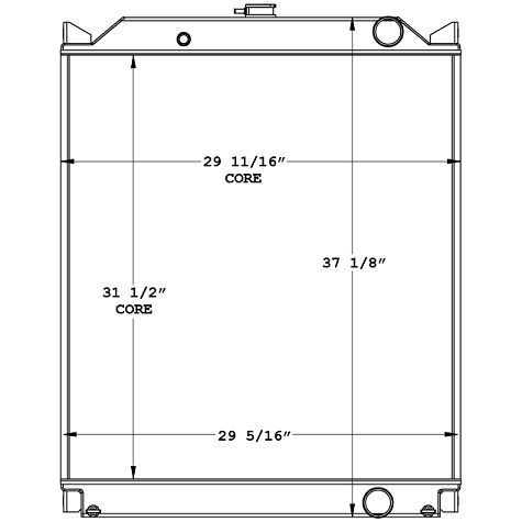 450723 - Multiquip Radiator Radiator