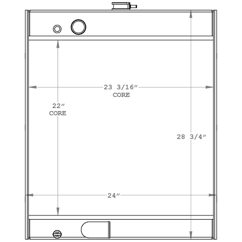 450730 - Baldor Generator Radiator Radiator