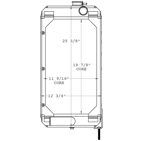 450741 - Caterpillar TH255 Radiator Radiator