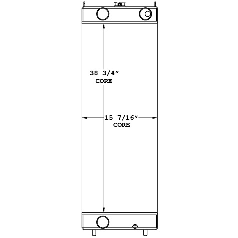 450745 - Multiquip DCA-300SSCU Radiator Radiator