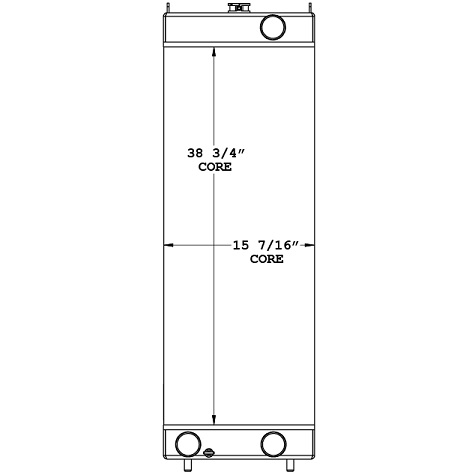 450746 - Multiquip DCA-300SSCU Radiator Radiator