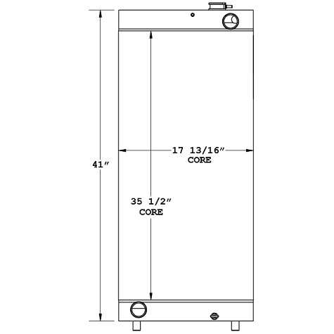 450747 - Doosan Radiator Radiator