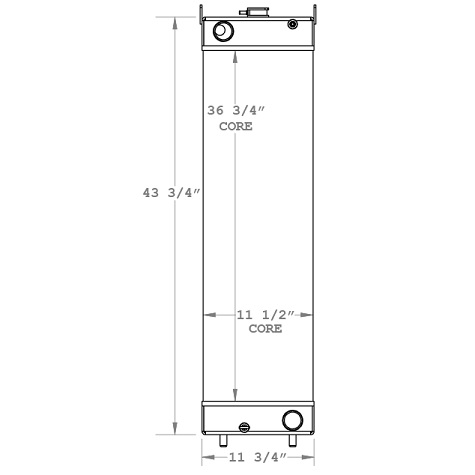 450759 - Komatsu PC160LC-8 Radiator Radiator