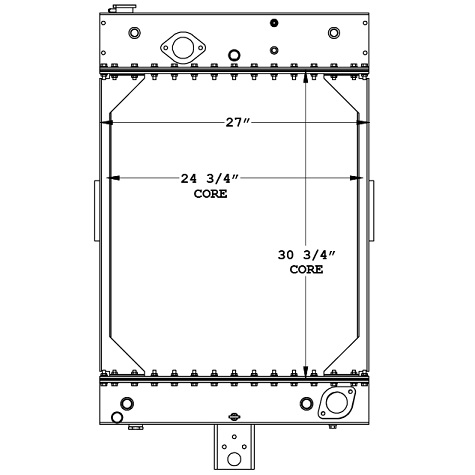 450760 - Kalmar-Ottawa Terminal Truck Radiator Radiator