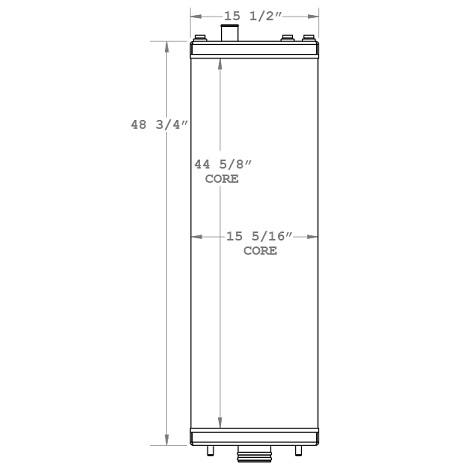 450770 - Komatsu D155AX-6 Radiator Radiator