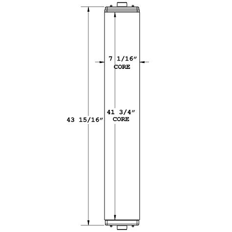 450781 - Caterpillar Modular Core Radiator Radiator