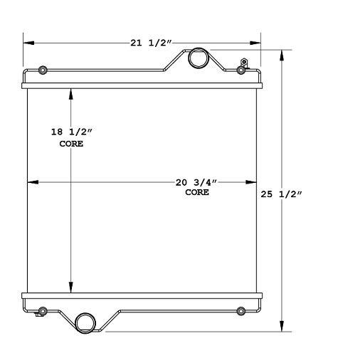 450795 - JCB Radiator Radiator