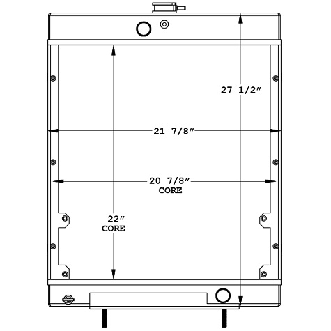 450800 - Industrial Radiator Radiator