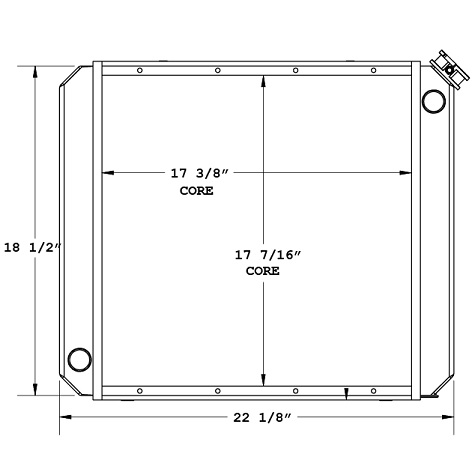 450801 - Power Tech Mobile Generator Radiator Radiator