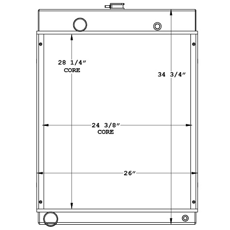 450806 - Kohler Generator Radiator Radiator