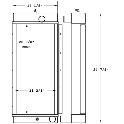 450809 - Portable Compressor Radiator Radiator