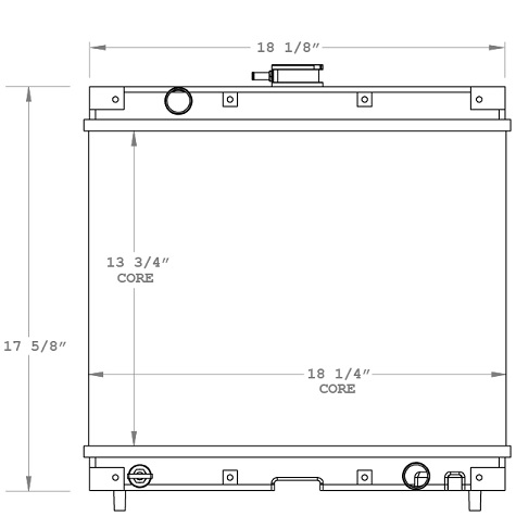 450813 - Bobcat Radiator Radiator