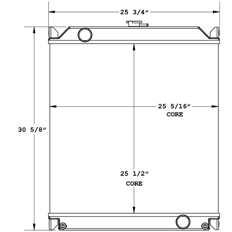 450814 - Multiquip Radiator Radiator