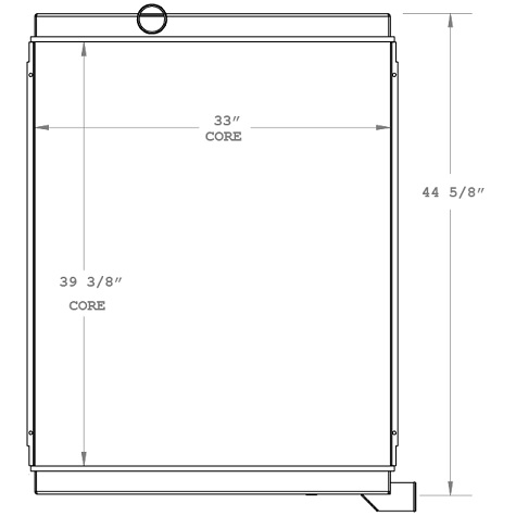 450816 - Caterpillar 740 Radiator Radiator