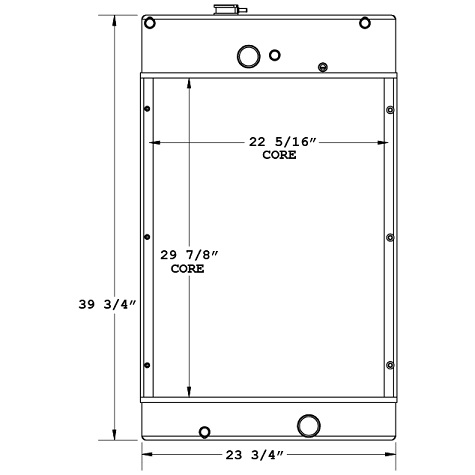 450822 - Generac Magnum MMG100 Generator Radiator Radiator