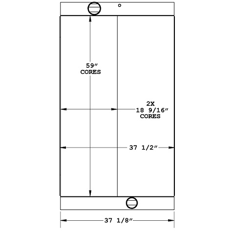 450826 - Bandit 3590 Whole Tree Wood Chipper Radiator Radiator