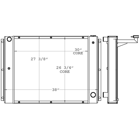 450829 - Crawford 220 Studio Generator Radiator Radiator