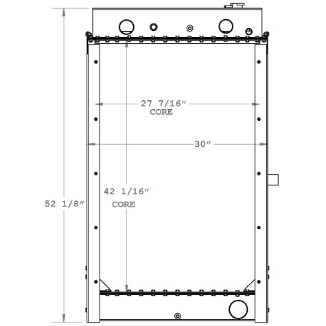 450830 - Fire Truck Radiator Radiator