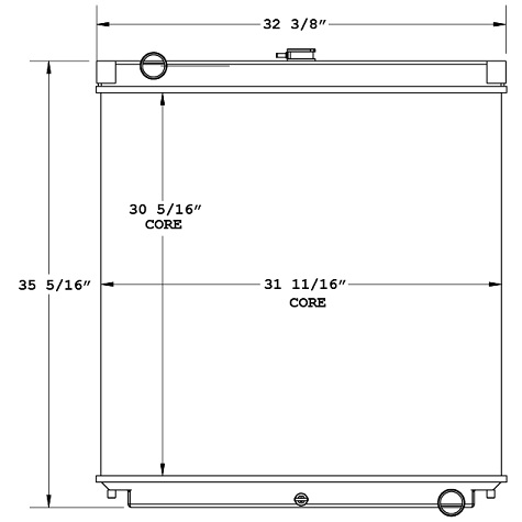 450832 - Hitachi ZX160-LC Radiator Radiator