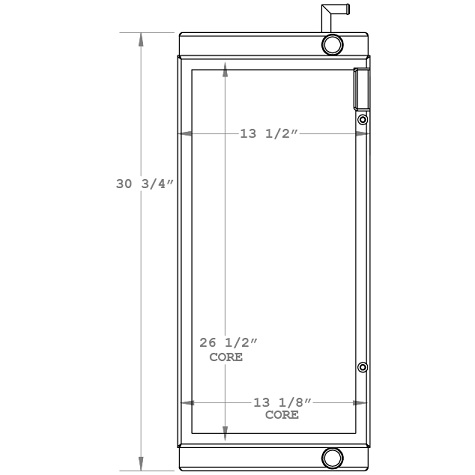 450836 - Bobcat Skid Steer Radiator Radiator