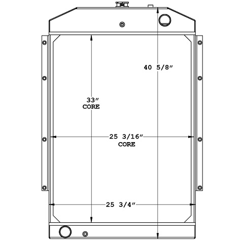 450838 - Gradall Radiator Radiator