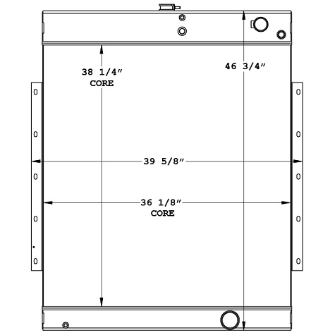 450839 - Generac Generator Radiator Radiator