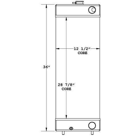 450841 - Komatsu WA320-5 Radiator Radiator