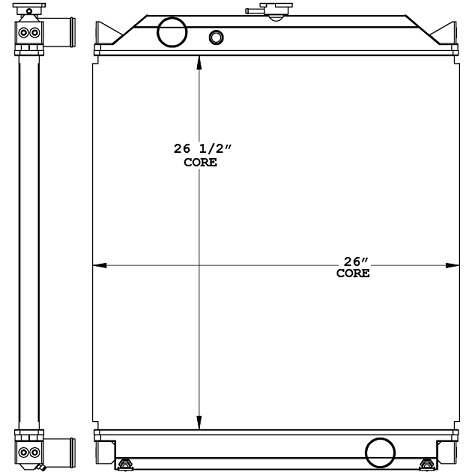 450849 - Multiquip Radiator Radiator